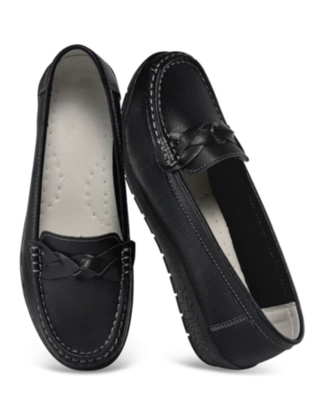 Decould sylf Women Loafers Casual Slip On Flat Shoes Comfortable Lightweight Wal